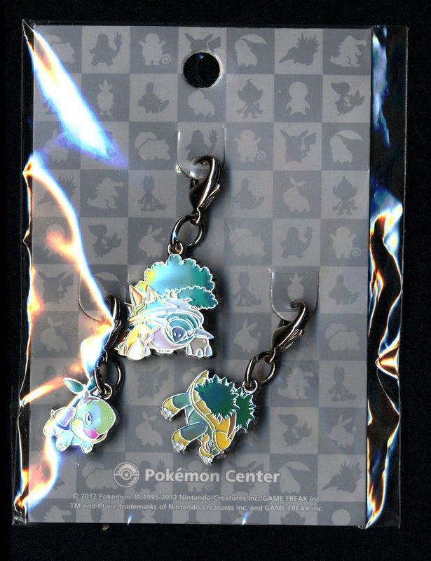Pokemon Metal charm 387 388 389 Pocket Monsters Turtwig Dodaitose Hayashigame