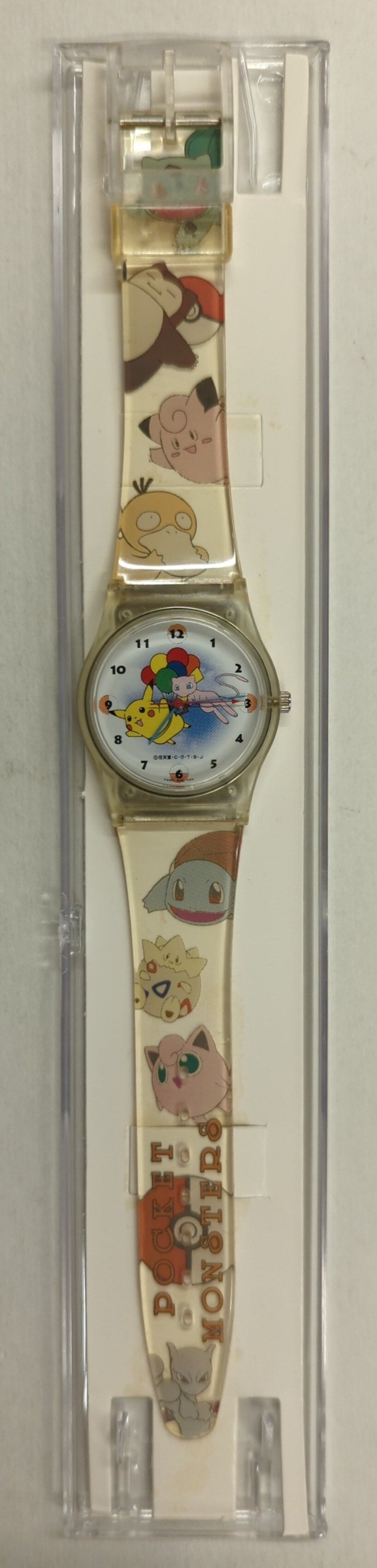 ANA/CBM Montre RFTERM0TOKEN/RFTERM1TOKEN Jet Pocket Monsters volant Pikachu et Mew