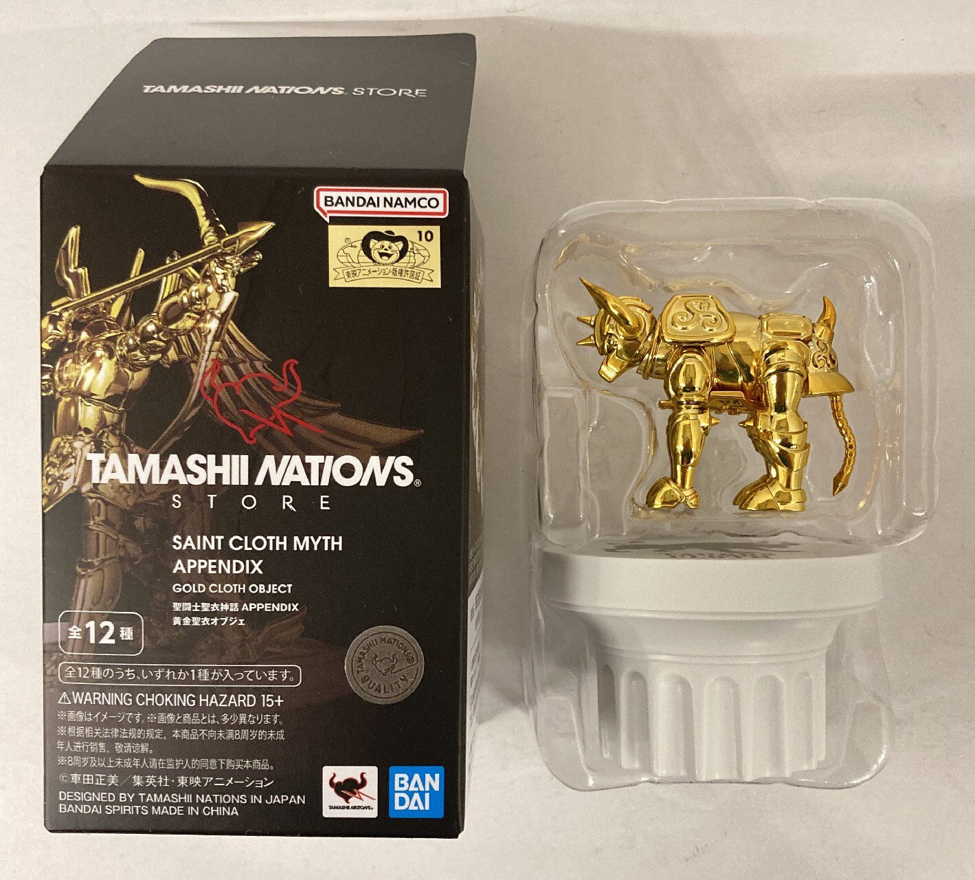 BANDAINAMCO/BANDAISPIRITS Saint Seiya Cloth Myth APPENDIX Masami Kurumada Taurus Gold Cloth Object Resale Version