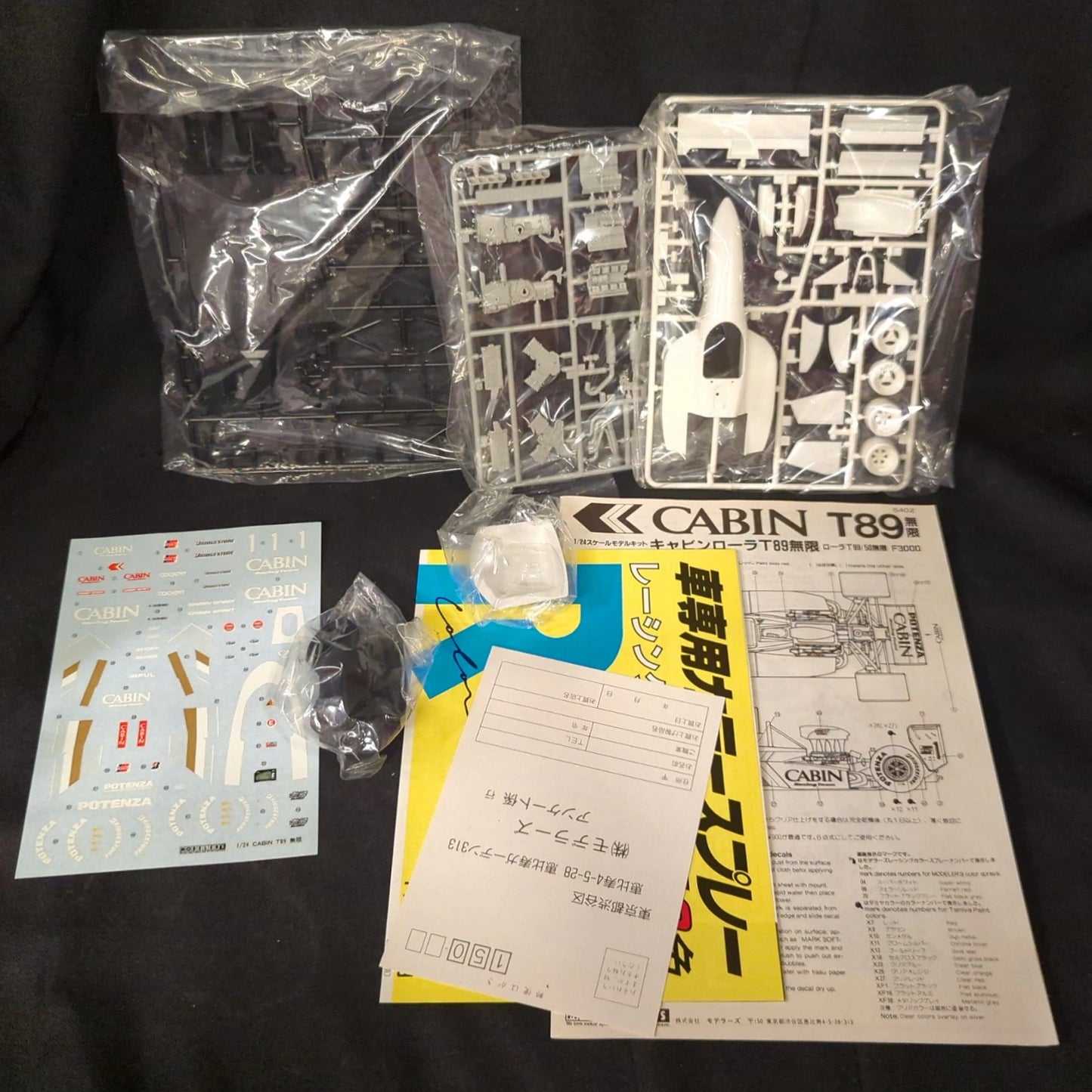MODELERS 1/24 Cabin Roller T89 Mugen F3000 5402