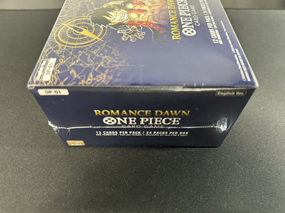 Booster pack ROMANCE DAWN (English version/first edition/blue bottom) [Unopened BOX] {-}