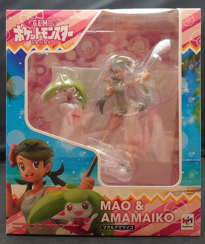 MegaHouse - G.E.M. Pokemon Mao and Amamaiko with Bonus Included