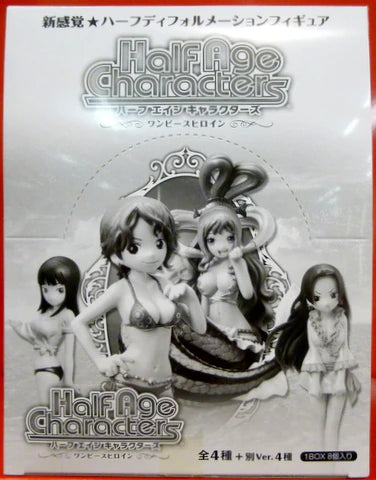 Bandai One Piece Heroine 1/Half Age Characters Complete 8 Piece Set