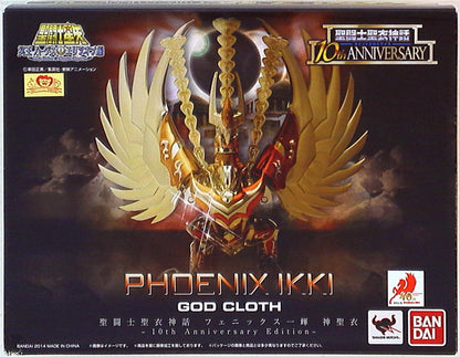 Bandai Saint Seiya Myth Cloth Masami Kurumada Phoenix Ikki God Cloth 10th Anniversary Edition