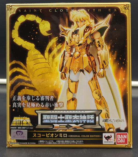 Bandai Saint Seiya Myth Cloth EX Masami Kurumada Scorpion Milo / ORIGINAL COLOR EDITION / Tamashii Web Limited Edition
