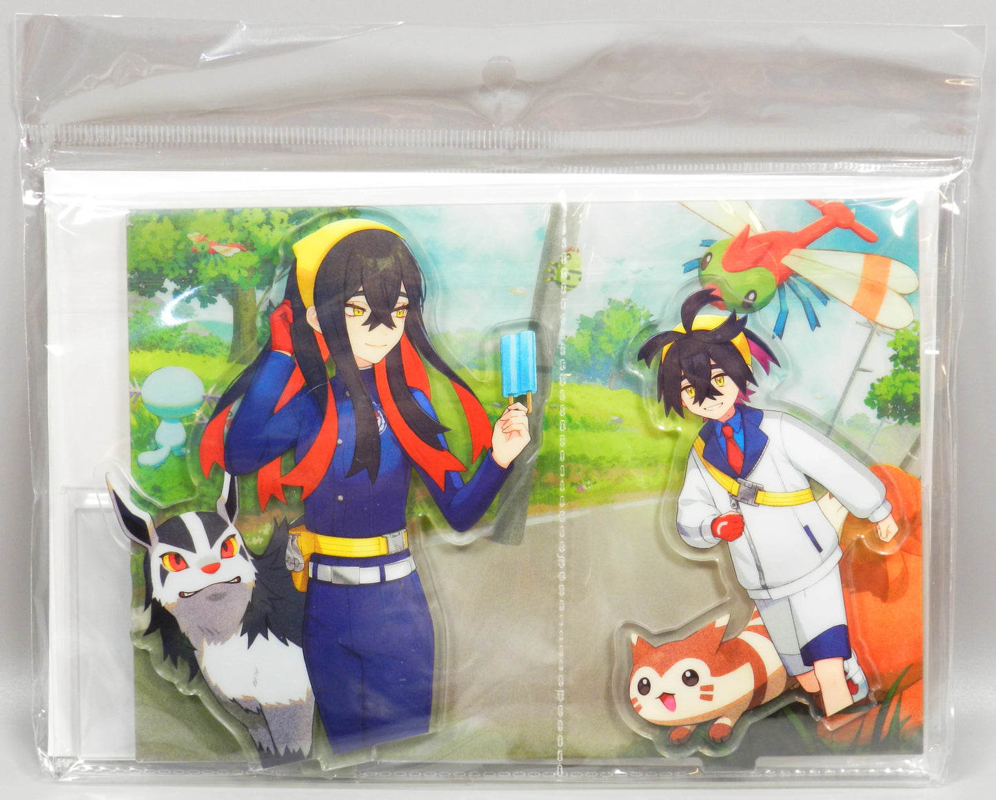Pokemon Center Diorama Acrylic Stand/POKEMON TRAINERS Kitakami Village