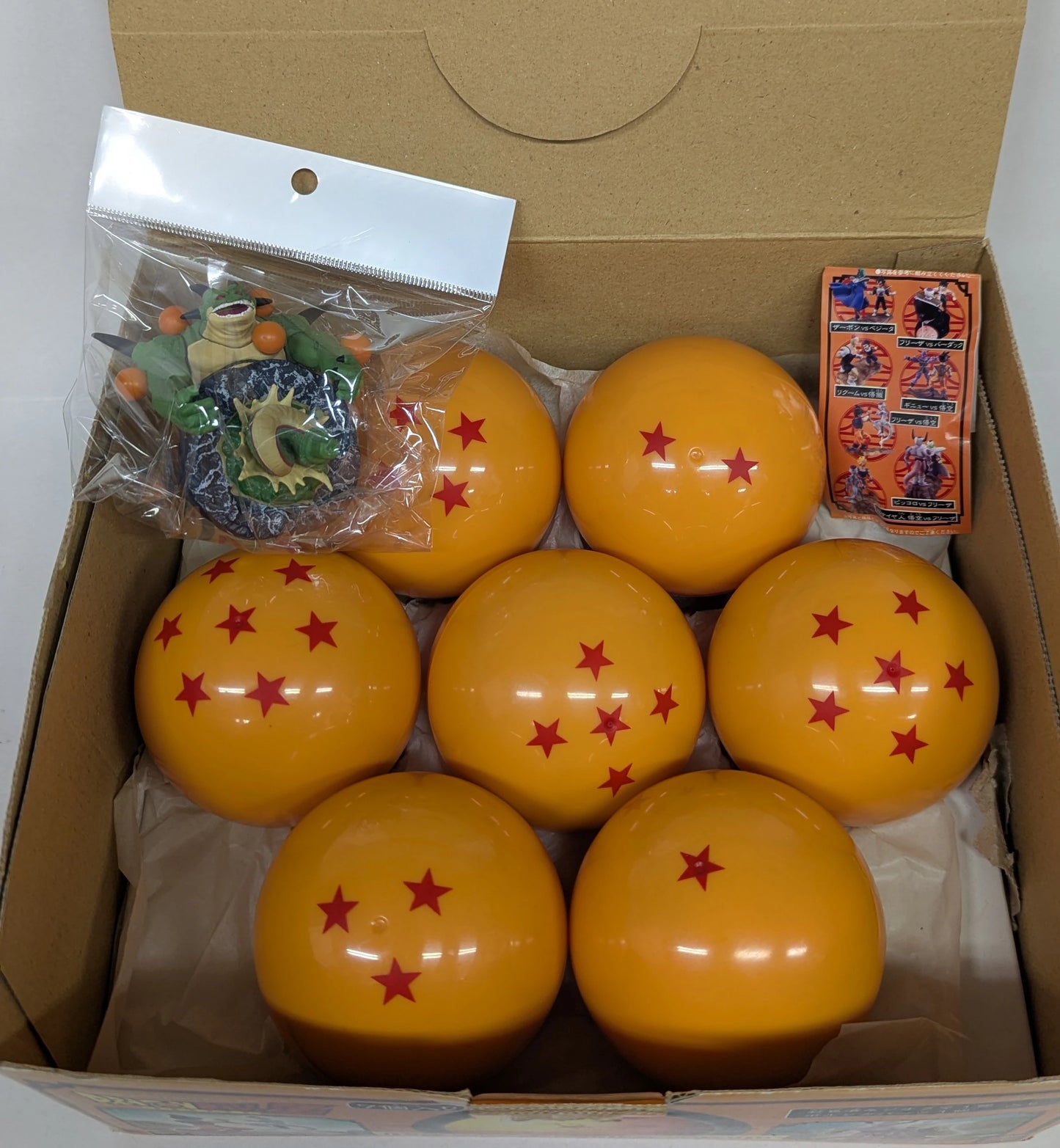MegaHouse Dragon Ball Capsule 7 Colors + Bonus Parts set