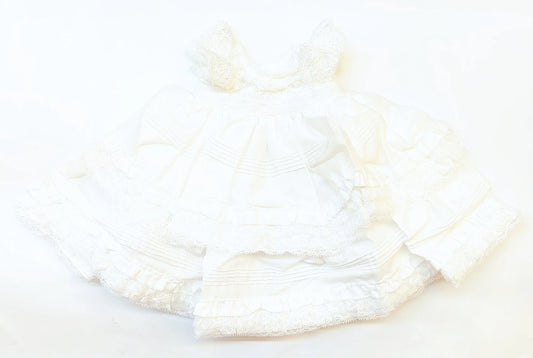 Doll outfit by Dolce vita, size 40-50cm (MSD, Obitsu 50, etc.), pintuck A-line dress