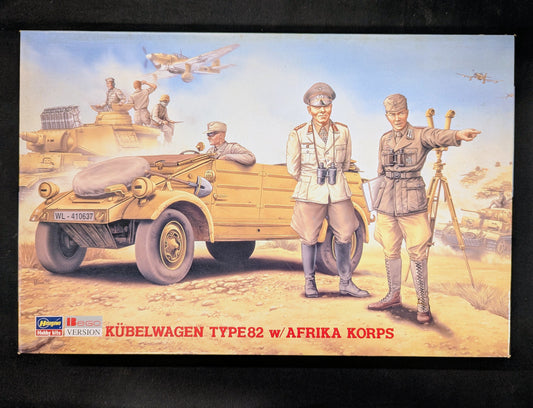 Hasegawa 1/35 Kubelwagen Type 82 with African Corps Officer 87994