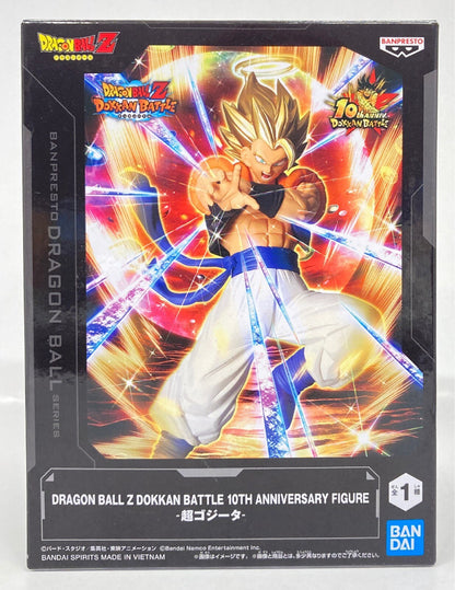 Bandai Spirits 10TH ANNIVERSARY FIGURE DRAGON BALL Z DOKKAN BATTLE Super Gogeta