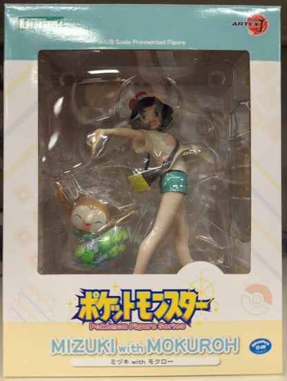 Kotobukiya ArtFX J / Pokemon Pokemon Mizuki with Rowlet Bonus Item Shikishi Included With Bonus