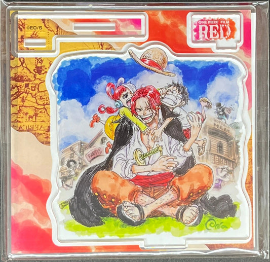 Shueisha Acrylic Figure Shanks and Luffy and Uta