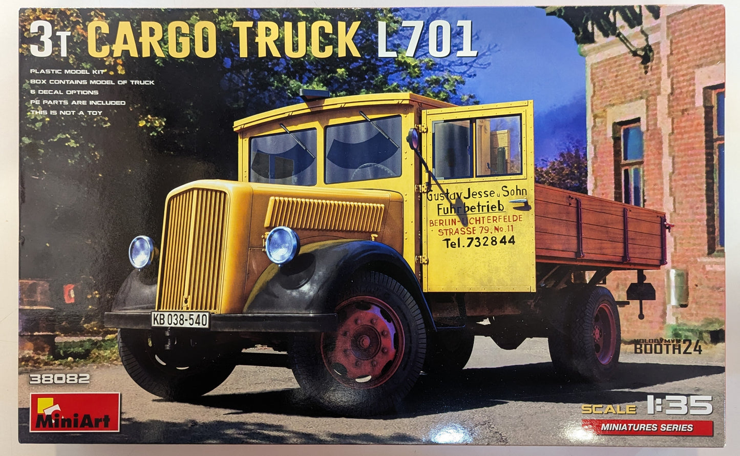 Mini Art 1/35 L701 German 3-ton cargo truck MA38082