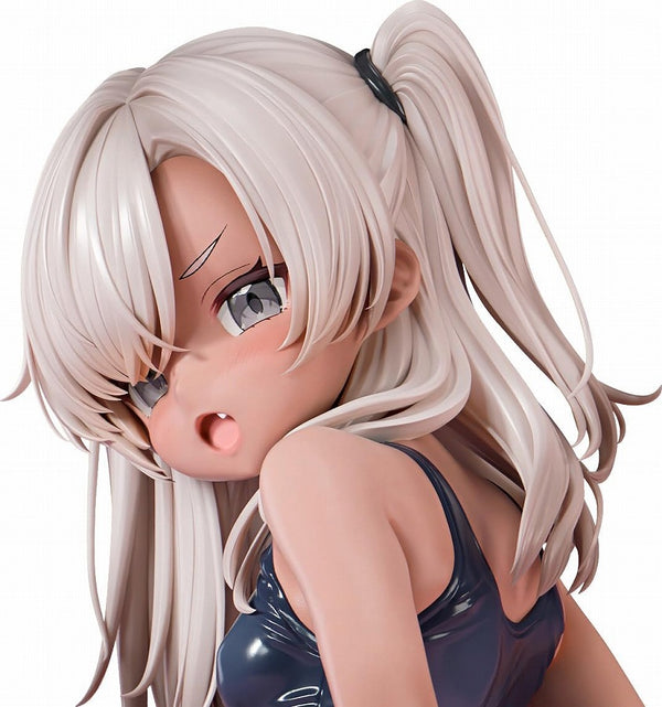 Voluptuous Girl, School Swimsuit Tanned Female Brat Gal Hiyori Wakayama 1/5 Scale Painted Complete Figure