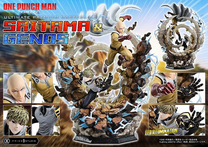 Ultimate Premium Masterline One Punch Man Saitama & Genos