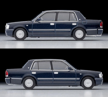 Tomica Limited Vintage Neo LV-N375a Toyota Crown Sedan Super Deluxe (Navy Blue)