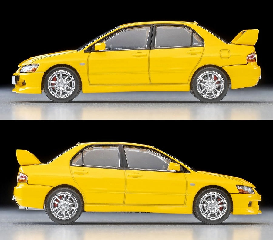 Tomica Limited Vintage Neo LV-N376a Mitsubishi Lancer Evolution IX GSR (Yellow) 2005 model