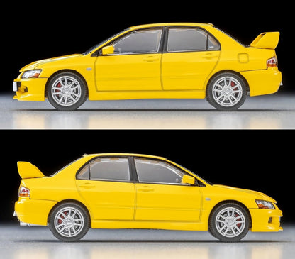 Tomica Limited Vintage Neo LV-N376a Mitsubishi Lancer Evolution IX GSR (Yellow) 2005 model