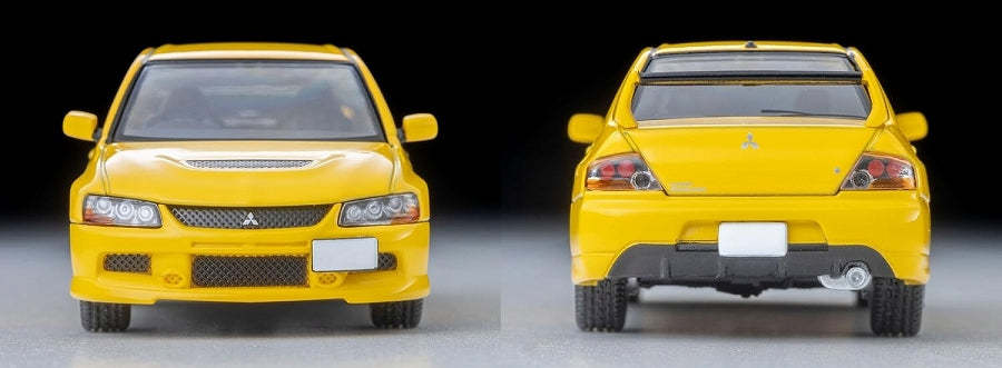 Tomica Limited Vintage Neo LV-N376a Mitsubishi Lancer Evolution IX GSR (Yellow) 2005 model