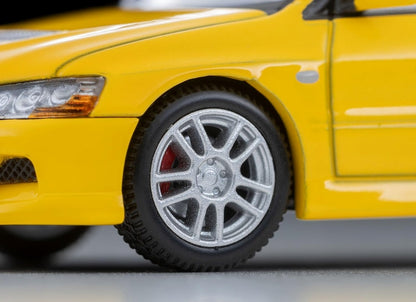 Tomica Limited Vintage Neo LV-N376a Mitsubishi Lancer Evolution IX GSR (Yellow) 2005 model