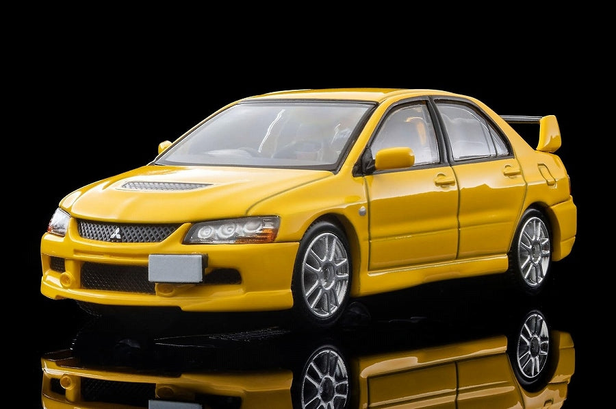 Tomica Limited Vintage Neo LV-N376a Mitsubishi Lancer Evolution IX GSR (Yellow) 2005 model