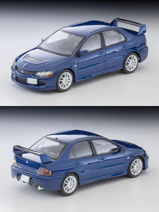 Tomica Limited Vintage Neo LV-N376b Mitsubishi Lancer Evolution IX GSR (Blue) 2005 model