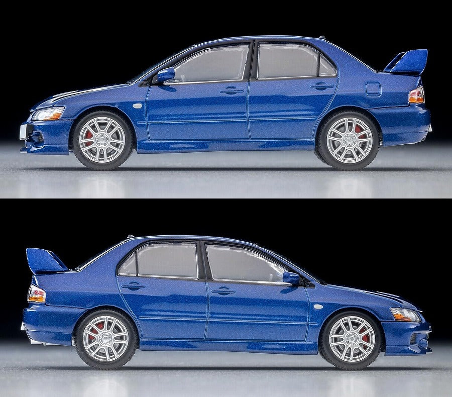 Tomica Limited Vintage Neo LV-N376b Mitsubishi Lancer Evolution IX GSR (Blue) 2005 model