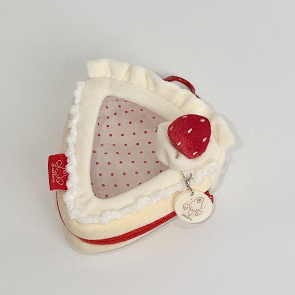 10cm stuffed animal pouch triangle strawberry