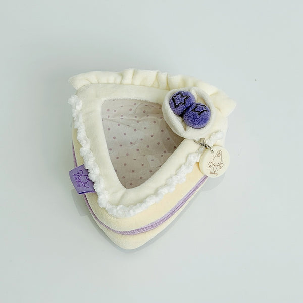 10cm stuffed animal pouch triangle blueberry
