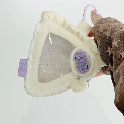 10cm stuffed animal pouch triangle blueberry