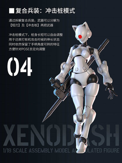 3 min project series Swift Ijin 1/18 scale Model Kit (white)