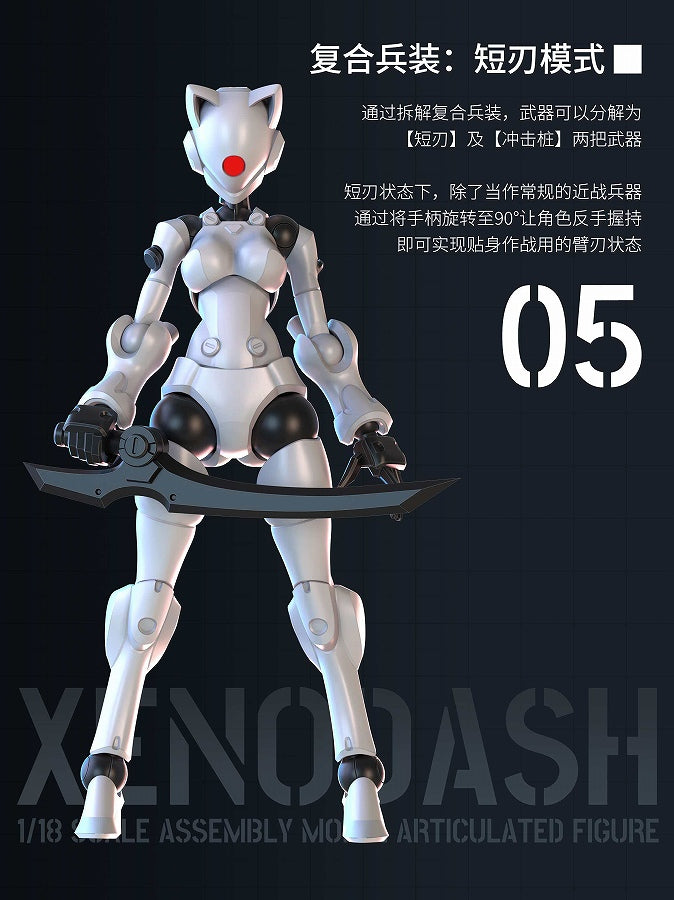 3 min project series Swift Ijin 1/18 scale Model Kit (white)