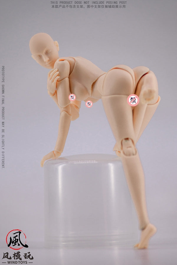 1/12 scale movable figure super model female body FMW006 white