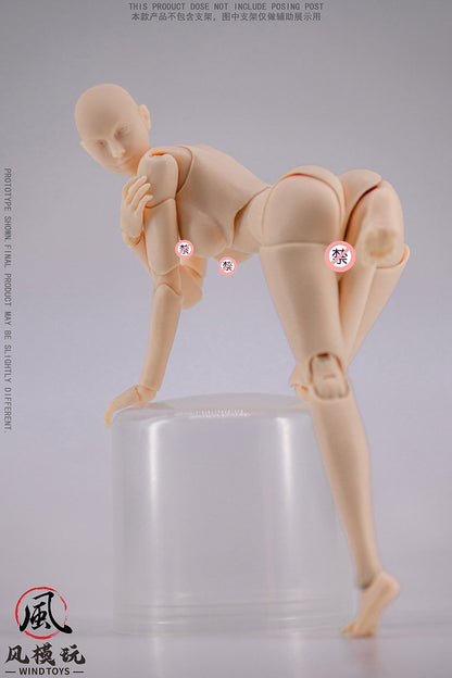 1/12 scale movable figure super model female body FMW006 white