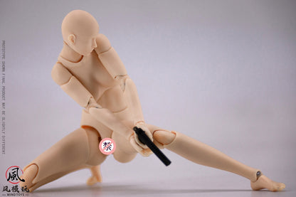1/12 scale movable figure super model female body FMW006 white