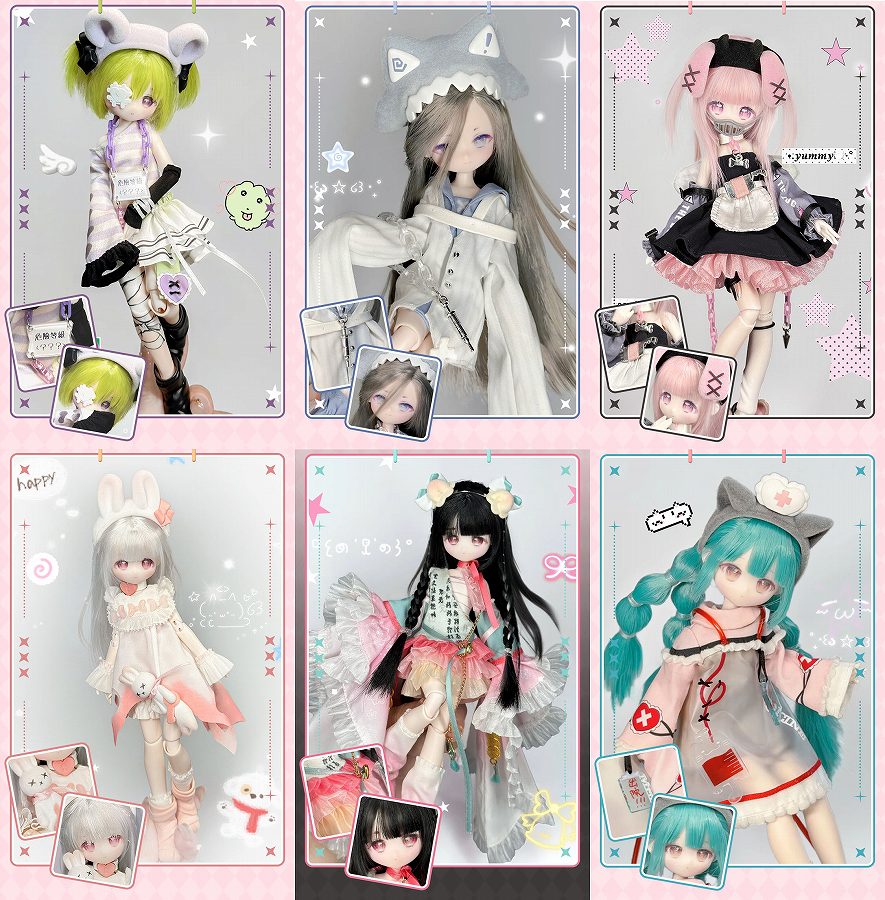 Cute Ghost Story Series Trading Doll 1BOX Quantity: 4