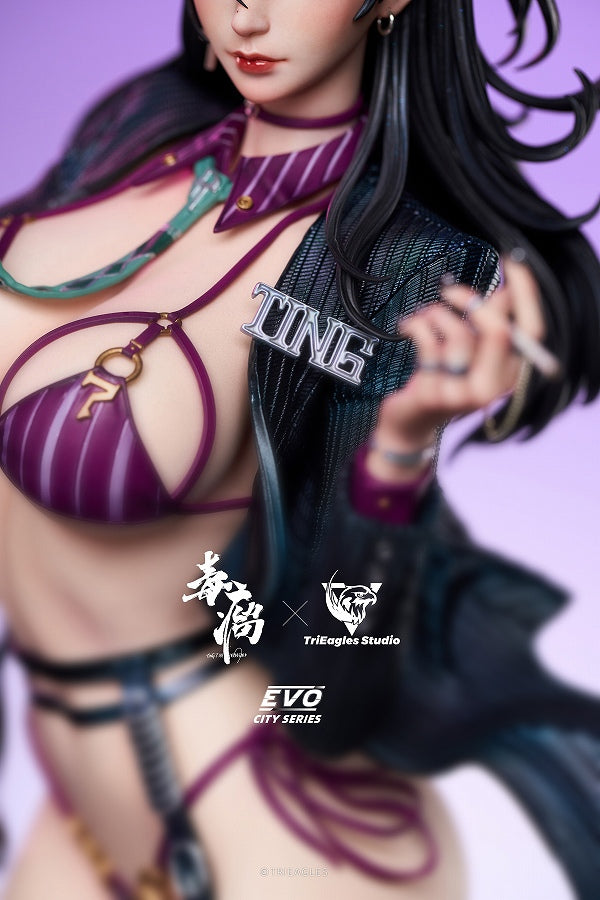 suit thug Fuuuran 1/4 scale statue (black coat Ver.)