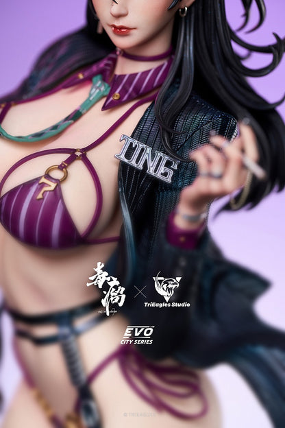 suit thug Fuuuran 1/4 scale statue (black coat Ver.)