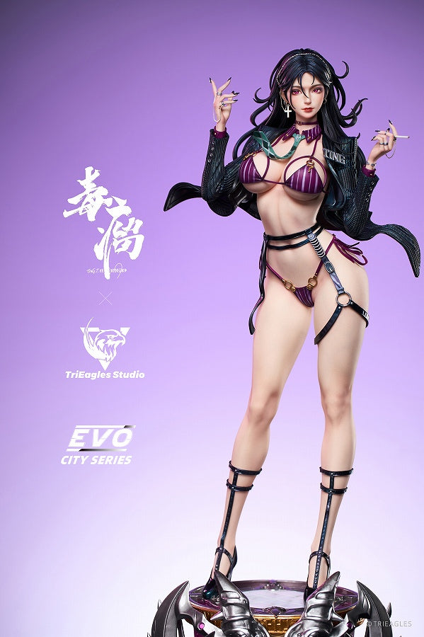 suit thug Fuuuran 1/4 scale statue (black coat Ver.)