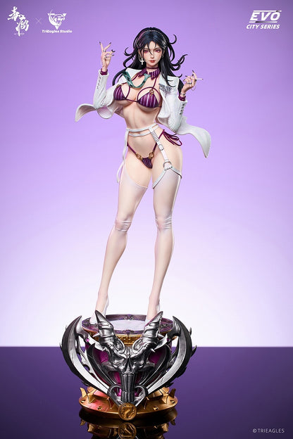 suit thug Fuuuran 1/4 scale statue (white coat Ver.)