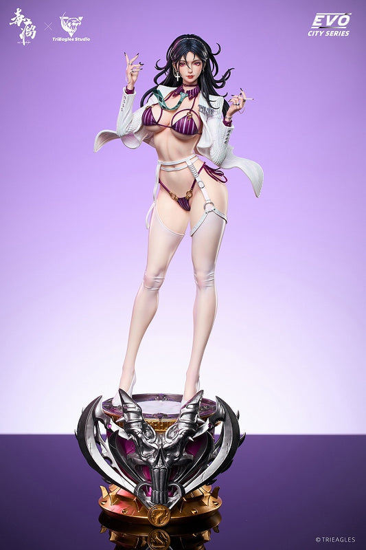 suit thug Fuuuran 1/4 scale statue (white coat Ver.)