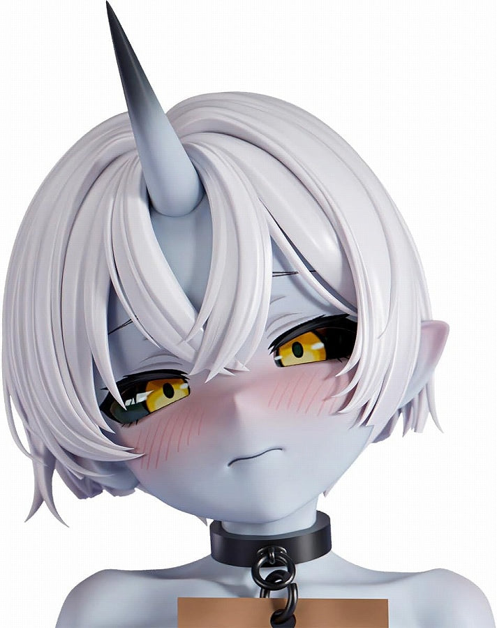 Voluptuous Beautiful Boy from Another World ◯ City Limited Exhibition Blue Skin Demon Tribe 1/6 Scale Painted Complete Figure
