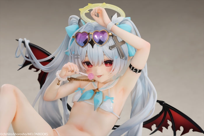 Silver Hair-chan ~Pukapuka Summer~ Illustrated by chihiro 1/6 Completed Figure (set da 6 pezzi)