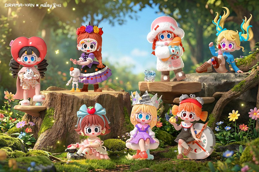 MILAY Fairy Tale World Tour Guide Series Trading Figures