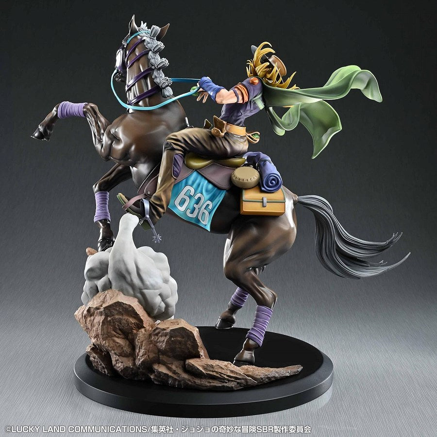 Super Statue Art Collection "Gyro Zeppeli & Valkyrie" Anime "Steel Ball Run JoJo's Bizarre Adventure"