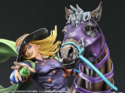 Super Statue Art Collection "Gyro Zeppeli & Valkyrie" Anime "Steel Ball Run JoJo's Bizarre Adventure"