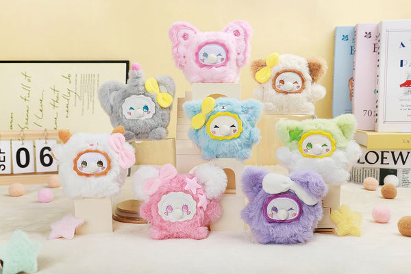 LOVELY EMMA RUA RUA Zoo Bubble Gum Series Trading Plush 1BOX Quantity: 6