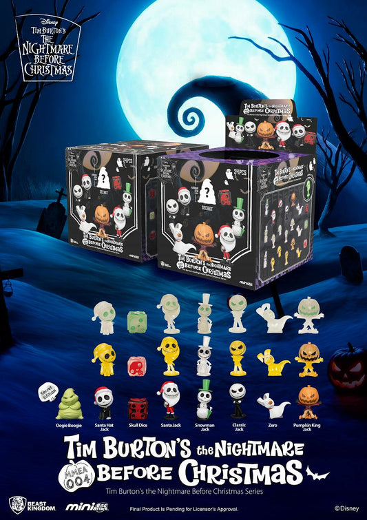 MMEA-004 Nightmare Before Christmas Mini Blind Bag Set 1BOX Quantity: 24