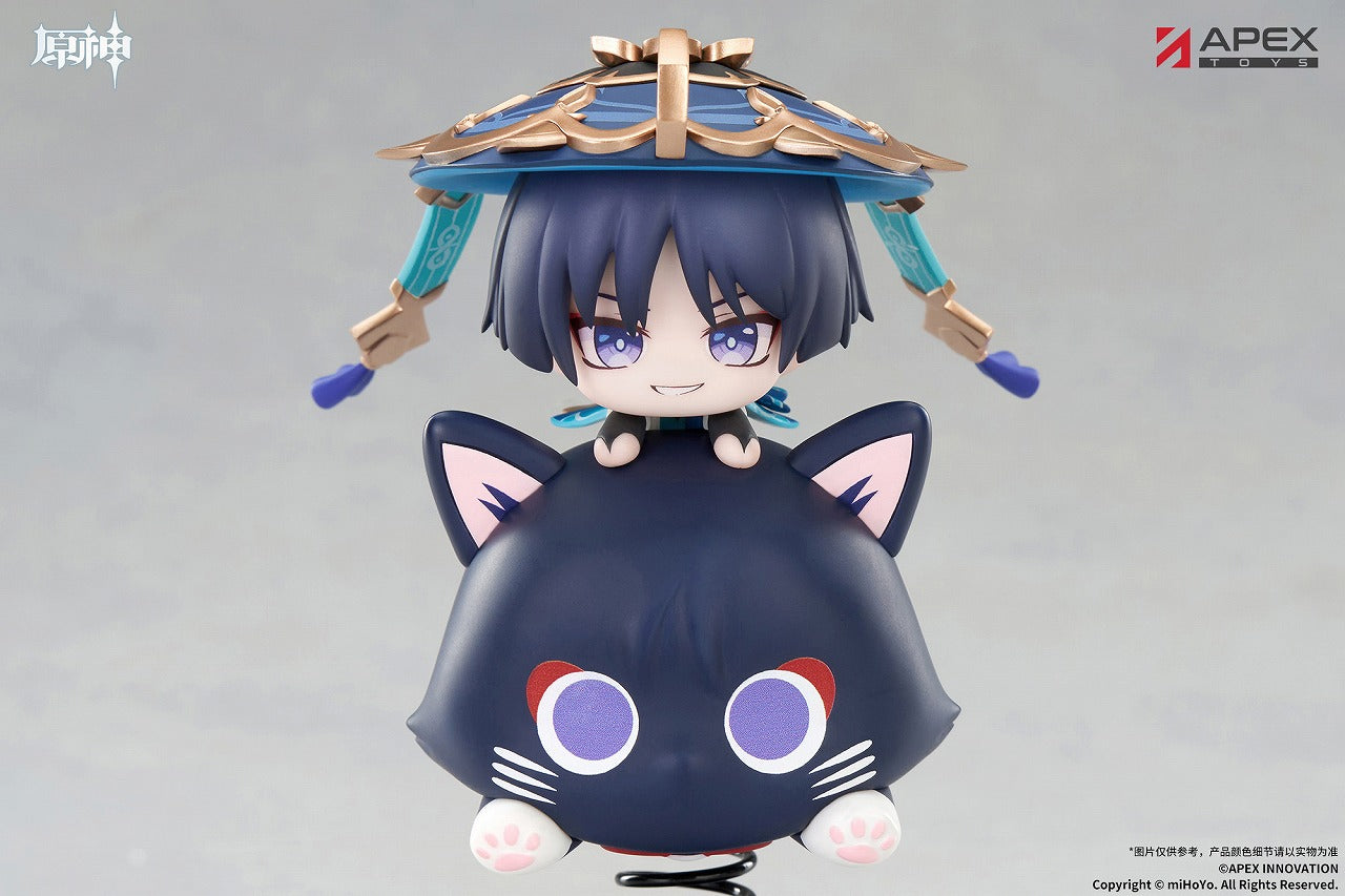 Genshin Wanderer Chibi Character Yurayura Stand