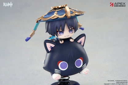 Genshin Wanderer Chibi Character Yurayura Stand